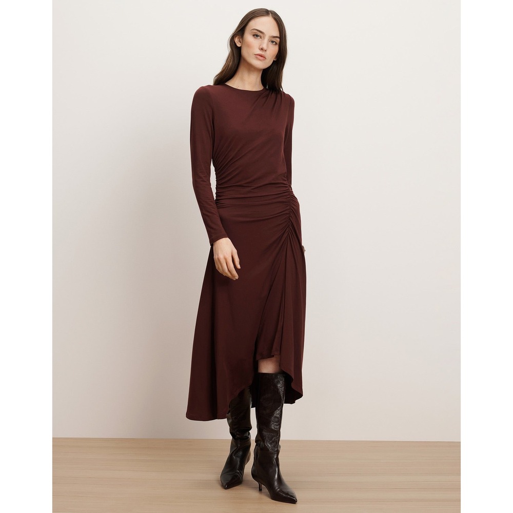 NWT Veronica Beard Burgandy Theodora Dress / Size Small / MSRP $358